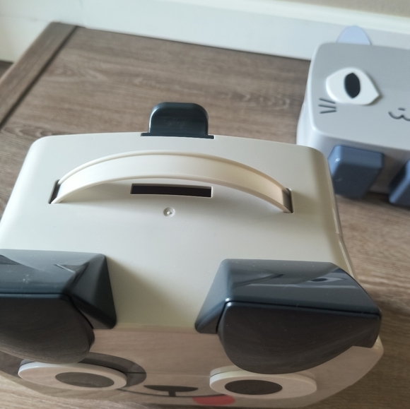 Pet Simulator Storage Container With Carry Handle Dalmation Grey Cat Lot Of 2 - Picture 6 of 8